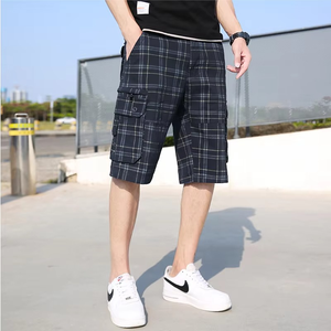 Pantalones Cortos Casuales de Algodón para Hombre, Moda 2022, Venta al Por Mayor - Product Image 1
