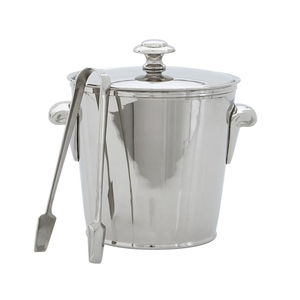 Elegant Stainless Steel Wine <b>Bucket</b> With Gold Polished Metal Handles Champagne Chiller For Home Bar Restaurant & Party Events - Product Image 5