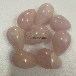 Huevo de Cristal de Cuarzo Rosa Natural al por Mayor, Huevo de Piedra Preciosa Pulida para Sanación, Reiki, Meditación, Decoración del Hogar, Fabricante OEM - Product Image 3