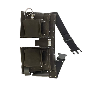 Industrial Grade Suede <b>Leather</b> <b>Tool</b> Pouch Bag Heavy Duty <b>Tool</b> Holder for Workshop and Construction Use - Product Image 2