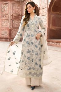 <b>Women's</b> Floral Printed Cotton <b>Kurta</b> Kurti Loose Fit Floor-Length Traditional Ethnic Wear for India Pakistan Casual All Seasons - Product Image 5