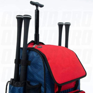 Multiple Pockets Outdoor Sports Baseball Trolley Bag Waterproof Softball Gear <b>Backpack</b> <b>with</b> <b>Wheels</b> Large Capacity Custom Logo - Product Image 2