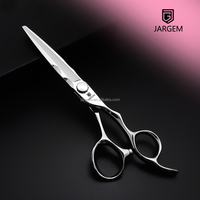 Ciseaux de barbier professionnels en alliage de cobalt, à dents de coupe et de dégradage, pour la coupe de cheveux, 15% de coupe, 15% de fraisage