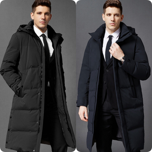 Winter Fashion Style <b>Men's</b> <b>Jacket</b> Custom Designed Hooded <b>Men's</b> Coat Feather Bubble Coat <b>Long</b> <b>Jacket</b> - Product Image 1