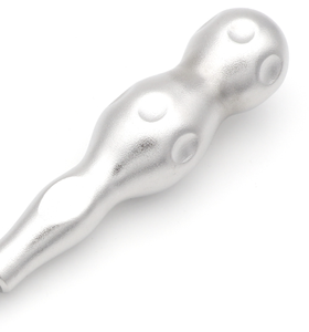 Elevador de raíz con punta giratoria, angulado a la izquierda, 3 mm, negro, punta angulada lisa, instrumento de extracción dental, mango hueco, acero quirúrgico inoxidable - Product Image 3