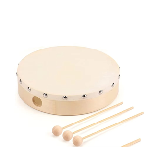 Hand <b>Drum</b> Goatskin head Handmade Irish Bodhran <b>Drum</b> Wooden Frame Customizable Sizes Colors Custom Logo Printing - Product Image 5