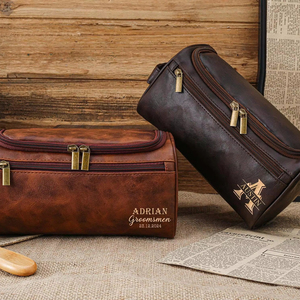 Cuero Genuino de Alta Calidad para Bolsos, Protección de Privacidad, Cierre de Cremallera para Viaje, Color Personalizado, Ligero, Diseño TYG-0144 - Product Image 1