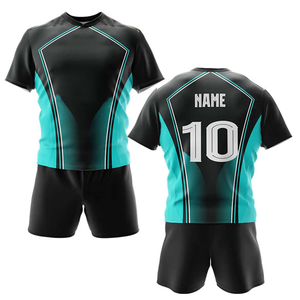 เสื้อรักบี้คุณภาพสูงขายส่ง ปักโลโก้ตามสั่ง ชุดยูนิฟอร์มรักบี้ - Product Image 4