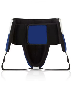 ราคาขายส่ง RTS คุณภาพสูง โลโก้แบรนด์ตามสั่ง ผ้าบริสุทธิ์ ป้องกันขาหนีบ ระบายอากาศได้ดี อุปกรณ์ป้องกันสำหรับนักกีฬา AI-GG-17 - Product Image 6