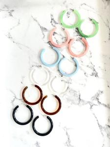 Premium Handmade Resin Natural Pearl Lightweight Modern Statement <b>Drop</b> Earrings Fashion Jewelry for Women Gift Collection - Product Image 3