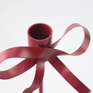 Wholesale Eco Friendly <b>Bows</b> New Style Candle <b>Holder</b> for Home Decoration Christmas Candle <b>Holder</b> For Christmas Party Decoration - Product Image 2