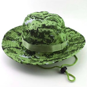 Sombrero de Pescador Unisex 2026, Camuflaje, Ajustable, para Uso en Exteriores, Estilo Casual, Verde, con Estampado Digital, de Poliéster y Lona, para Venta en Línea - Product Image 1