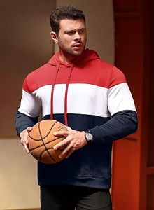 Pulls à capuche pour hommes en polyester et coton molletonné, impression numérique, logo brodé personnalisé, chauds pour l'hiver, avec poches, style décontracté urbain - Product Image 6