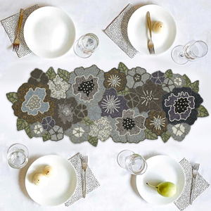 ผ้าปูโต๊ะลูกปัดสีทึบสำหรับงานแต่งงานงานเลี้ยงวันเกิดหรืองานเลี้ยงของตกแต่งโรงแรมทำจากผ้าดีไซน์ล่าสุด - Product Image 3