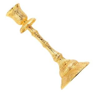 Best Seller Rustic Gold Shabbat Candle Holders Pair Hammered Metal Judaica Sabbath <b>Candlestick</b> Home Decor Gift - Product Image 4