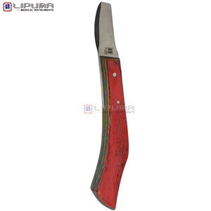 Cuchillo para Pezuñas de Alta Calidad, Hoja de Acero Inoxidable Alemán con Mango de Madera, Cuchillo Ajustable Reutilizable para Uso Veterinario en Cerdos y Caballos - Product Image 4