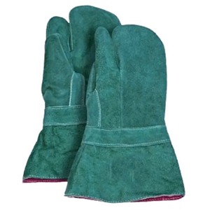 Leather Safety <b>Gloves</b> <b>Thermal</b> Insulated <b>Waterproof</b> Full Finger Non-Slip Unisex Outdoor Winter Use - Product Image 3