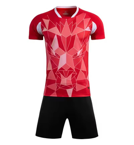 Ensemble de maillots de football personnalisés en tissu à séchage rapide, impression par sublimation, ensemble d'entraînement pour équipes jeunes, OEM ODM - Product Image 3