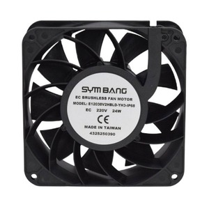 พัดลมแบบแกน EC Brushless 220V 24W IP68 กันน้ำ พัดลมระบายความร้อน DC สำหรับอุปกรณ์อุตสาหกรรม - Product Image 1