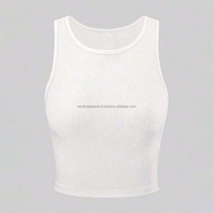 Débardeur pour femme Nardon Apparel, vente en gros, haute qualité, 100% coton, débardeur sexy pour fille, séchage rapide, débardeur de sport, de fitness et de yoga - Product Image 2