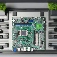 IEI MicroATX Motherboard industri Intel Skylake H110 Chipset LGA1151 untuk IMB-H110 Gen ke-6/ke-7