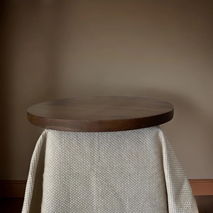 Wood Double Tier Rotating Tray Smooth-Spin Lazy Susan for <b>Tabletop</b> Spice Serving - Product Image 4