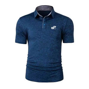 Chemise polo en coton piqué classique, élégante, légère, confortable pour les hommes, idéale pour les activités décontractées, les voyages, le sport quotidien. - Product Image 1