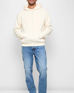 Sweat à capuche personnalisable en coton et polyester beige de qualité supérieure, commandes en gros, options d'impression de logo brodé, personnalisation, hiver, couleur unie - Product Image 4