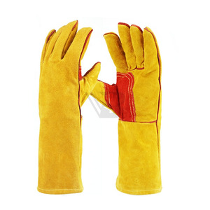 Factory Professional Custom Safety Welding Leather Hand Work <b>Gloves</b> - Product Image 3