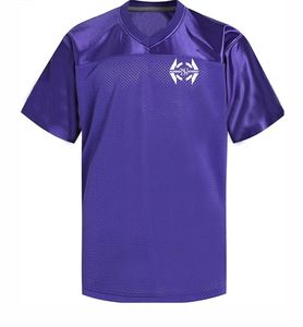 Uniforme de Rugby Transpirable de Malla al Por Mayor, Manga Corta, Tallas Grandes, Personalizado con Sublimación y Bordado, 100% Poliéster - Product Image 2