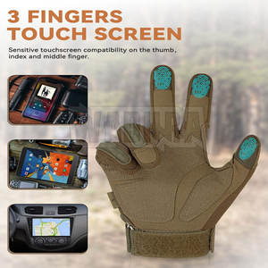 Guantes de Paintball de Cuero Hechos a Medida por el Fabricante, Protección Contra el Calor para Trabajo - Product Image 5