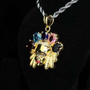 Deslumbrante Colgante de Plata de Ley 925 Chapado en Rodio con Topacio Azul Natural de Corte Ovalado, Certificado por GIA, Regalo para Mujer - Product Image 5