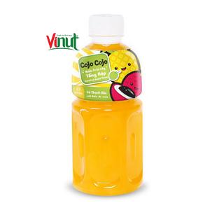 320ml Cojo Cojo boisson de jus mixte avec Nata De Coco délicieux jus à mâcher NFC en bouteille - Product Image 1
