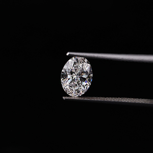 IGI Certified 5 Carat Oval Cut Lab Grown Filled Diamond D Color VVS2-VS1 Loose CVD Engagement <b>Ring</b> Jewelry Making - Product Image 1
