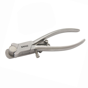 Stainless Steel Jewelry Plier Flat Stock Wire Shaper/<b>Ring</b> Bending Plier Heavy Duty High Performance Total Length 170mm <b>Plain</b> - Product Image 1