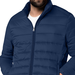 Wholesale <b>Mens</b> Bubble Puffer Jacket Custom Winter <b>Warm</b> Coat Padded Casual Outdoor Streetwear OEM ODM Private Label <b>Clothing</b> - Product Image 4