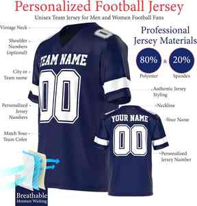 Maillot de football pour homme, ensemble uniforme de sublimation, tenue de football, maillot de saison à séchage rapide - Product Image 4