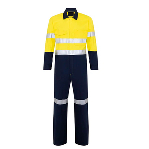 Combinaison de travail haute visibilité respirante, personnalisable avec logo, résistante, conforme aux normes ANSI Classe 2 et EN ISO 20471 Classe 3, réfléchissante - Product Image 3
