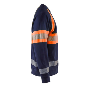 Sweat-shirts de sécurité réfléchissants adaptés aux environnements à faible luminosité, offrant isolation, flexibilité et visibilité pour les travailleurs - Product Image 5