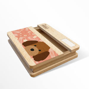 Soporte Amplificador de Teléfono Inalámbrico de Madera con Diseño Personalizado de Perro, Soporte Portátil para Celular con Difusor de Aceites Esenciales - Product Image 3