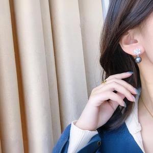 Boucles d'oreilles polyvalentes haut de gamme en argent 925, perle naturelle blanche australienne exquise, 11-10 mm, ronde, style pendentif fin et robuste - Product Image 4