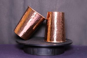 Vaso de cobre para uso diario, hecho a mano para beneficios de salud a largo plazo y compatible con la antigua tradición ecológica de la bebida casera. - Product Image 4