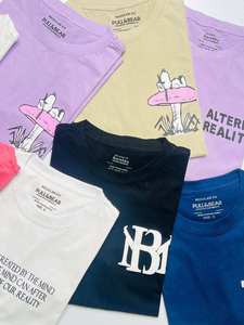 Lot de T-shirts pour hommes en coton 100% de haute qualité, col rond, manches courtes, assortiment en vrac, vêtements du Bangladesh, vente en gros - Product Image 4