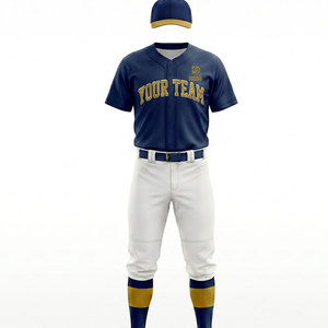 Uniforme de Béisbol al Por Mayor a Precio Económico, Nuevo, Color Personalizado, 100% Poliéster, Secado Rápido, Ligero y Transpirable, Hecho en Pakistán - Product Image 1