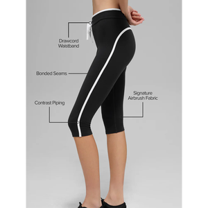 Conjunto Deportivo de 2 Piezas para Mujer, Top Deportivo con Tirantes y Detalles en Contraste, Shorts de Ciclismo, Color Sólido, Transpirable, de Secado Rápido, Spandex/Nailon - Product Image 6