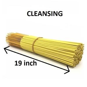 Bâtonnets d'encens de 19 pouces Bâtonnets d'encens nettoyants naturels Approvisionnement en gros de la meilleure marque (Jaune) - Product Image 1