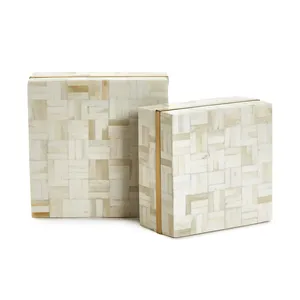 Best Price Handmade Polish Jewelry <b>Box</b> Export Quality Bone Inlay Customized Size Hot Sale for Homes - Product Image 2