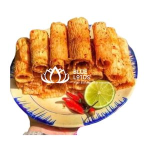 Produit phare : Calamar séché enroulé éco-responsable, riche en protéines, prêt à consommer, collation de fruits de mer durable, boîte carton 10 kg, OEM - Product Image 1