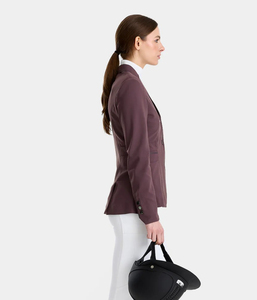 Chaqueta de competición para mujer OEM, suave, elástica y duradera, para espectáculos ecuestres, con logotipo personalizado, chaquetas de competición para equitación. - Product Image 3