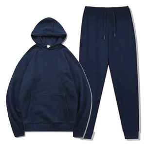 Trajes Deportivos Personalizados para Hombre OEM |   Conjunto de Sudadera con Capucha y Pantalones Deportivos High Street |   Ropa Deportiva Informal - Product Image 3